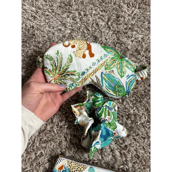 NWT Poupette St. Barth Leopard Jungle Print Travel Set main image 10